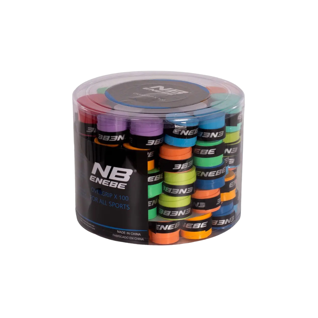 PACK OF 100 OVERGRIPS SMOOTH ENEBE
