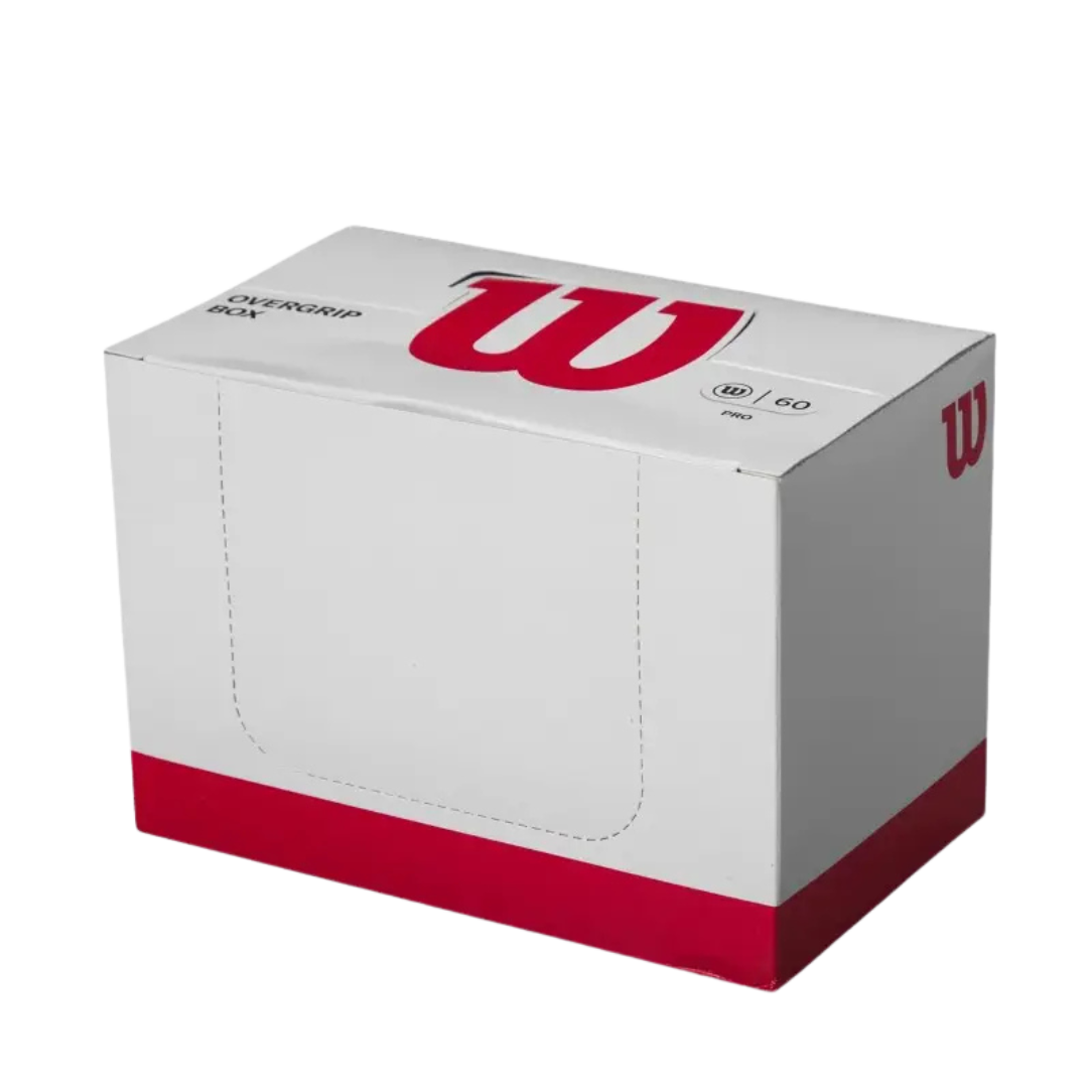 BOX OF 60 OVERGRIPS WILSON WHITE PRO